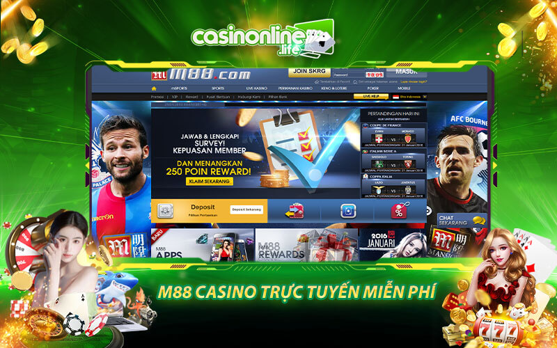 M88 casino trực tuyến miễn phí