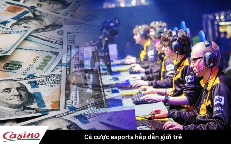 Cá cược esports hấp dẫn giới trẻ