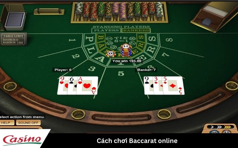 hướng dẫn cách chơi baccarat