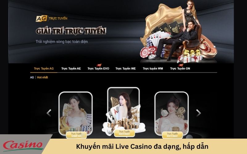 Khuyến mãi sảnh game live casino Fi88