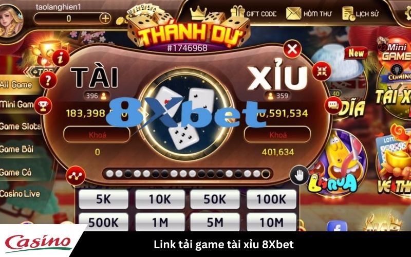 tài xỉu 8Xbet