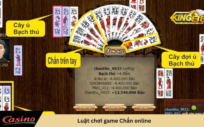 Luật chơi game Chắn online