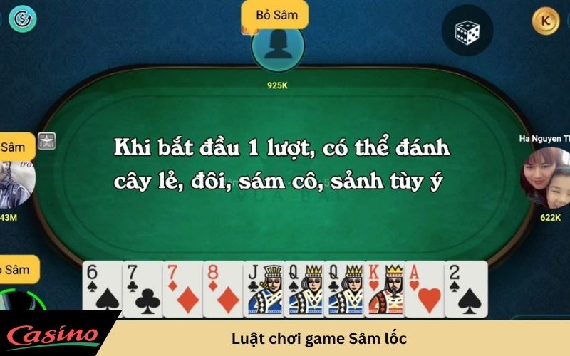 Luật chơi game Sâm lốc