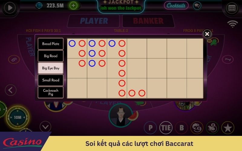 chiến thuật soi cầu baccarat